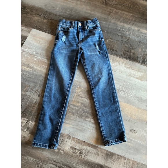 Jordache Other - Jordache Girls Skinny Jeans Blue Distressed Denim Slim Fit Size 6 Slim